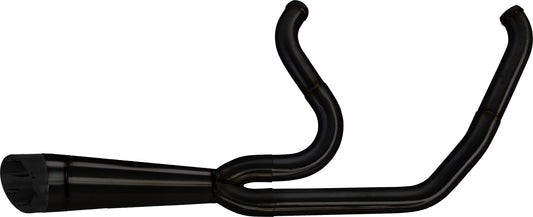 Comp S 2in1 Exhaust Softail M8 Black W/Turnout