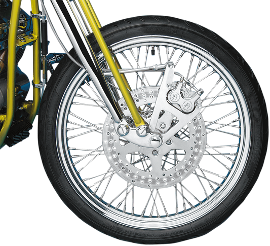 PERFORMANCE MACHINE (PM) Single Disc Caliper - Front - Polished - Springer 88-99 1217-0017-P