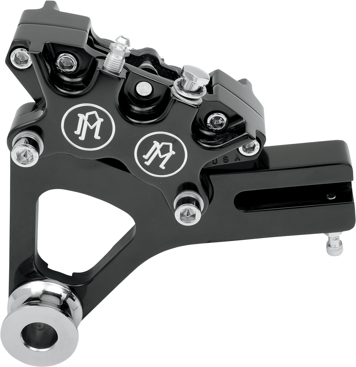PERFORMANCE MACHINE (PM) 4-Piston Caliper - Rear - Contrast Cut* - 08-17 FXD 1259-0052-BM