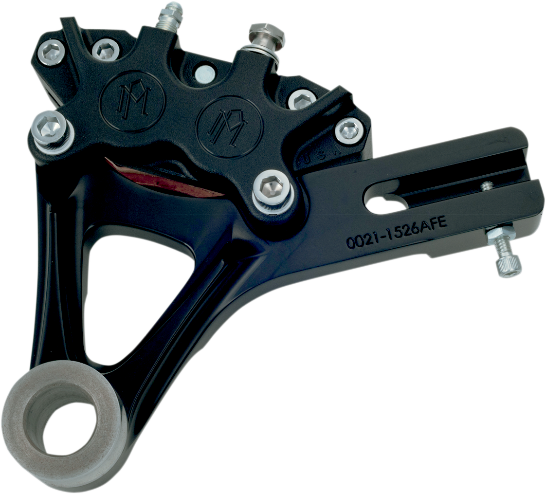 PERFORMANCE MACHINE (PM) 4-Piston Caliper - Rear - Black Ops* - 08-17 FXD 1259-0052-SMB