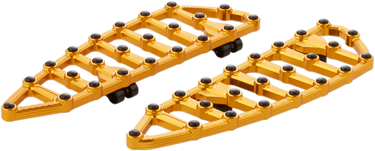 ARLEN NESS MX Driver Floorboards - Gold 06-894