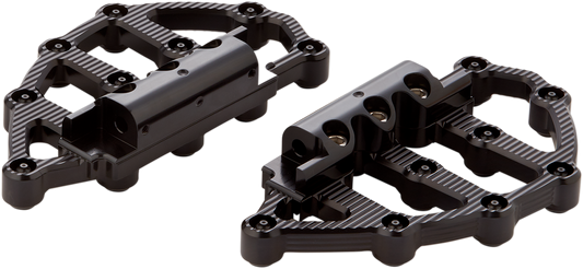 ARLEN NESS MX Passenger Floorboards - Black 06-896