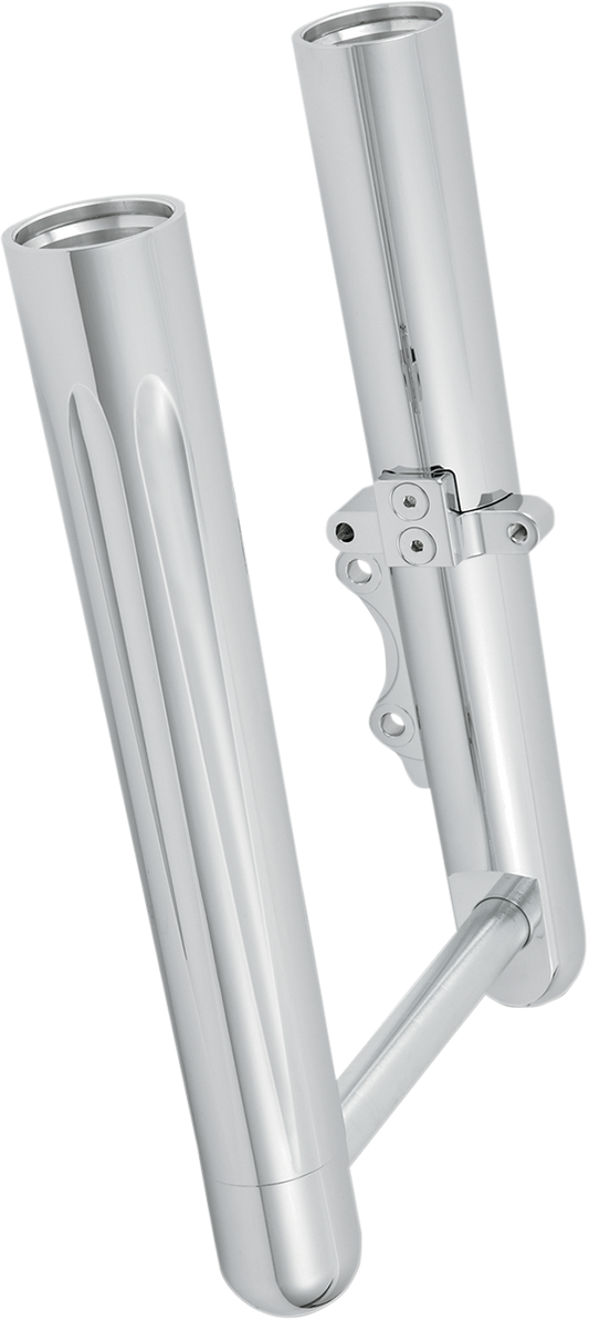 ARLEN NESS Fork Legs - Chrome - Deep Cut - Dual Disc 40-502