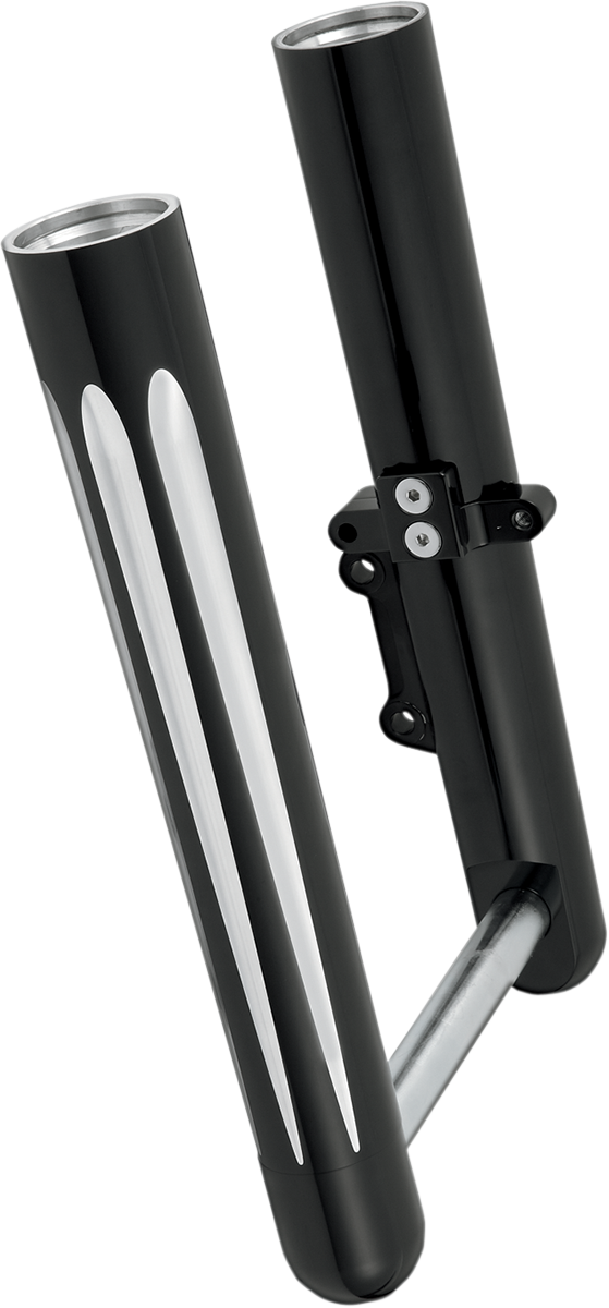 ARLEN NESS Fork Legs - Black Anodized - Deep Cut - Dual Disc 40-512