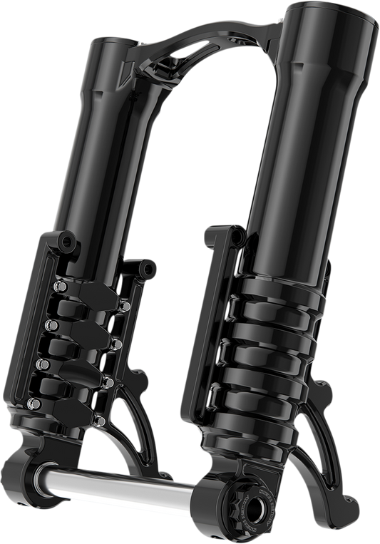 ARLEN NESS Fork Legs - 49 mm - Black Anodized - For Custom Radial Mount Brake Caliper 120-003