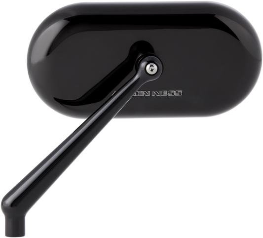 ARLEN NESS Mirror - Side View - Oval - Black - Left 13-170