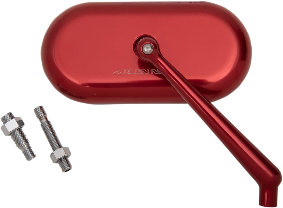 ARLEN NESS Mirror - Side View - Oval - Red - Right 13-179