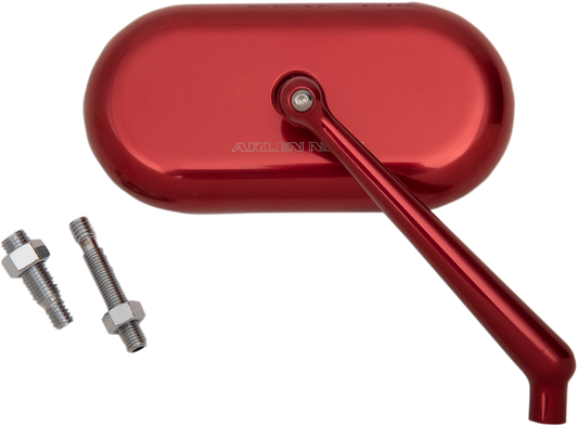 ARLEN NESS Mirror - Side View - Oval - Red - Right 13-179
