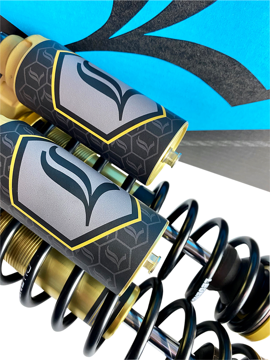 LEGEND SUSPENSION REVO ARC Piggyback Shocks - Standard - Gold - 13" - '99-'17 Dyna 1310-1914