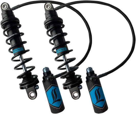LEGEND SUSPENSION REVO ARC Remote Reservoir Shocks - Heavy Duty - Black - 13" 1310-1883