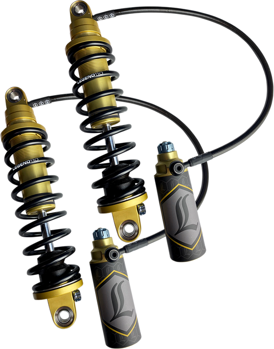 LEGEND SUSPENSION REVO ARC Remote Reservoir Shocks - Heavy Duty - Gold - 13" 1310-1907
