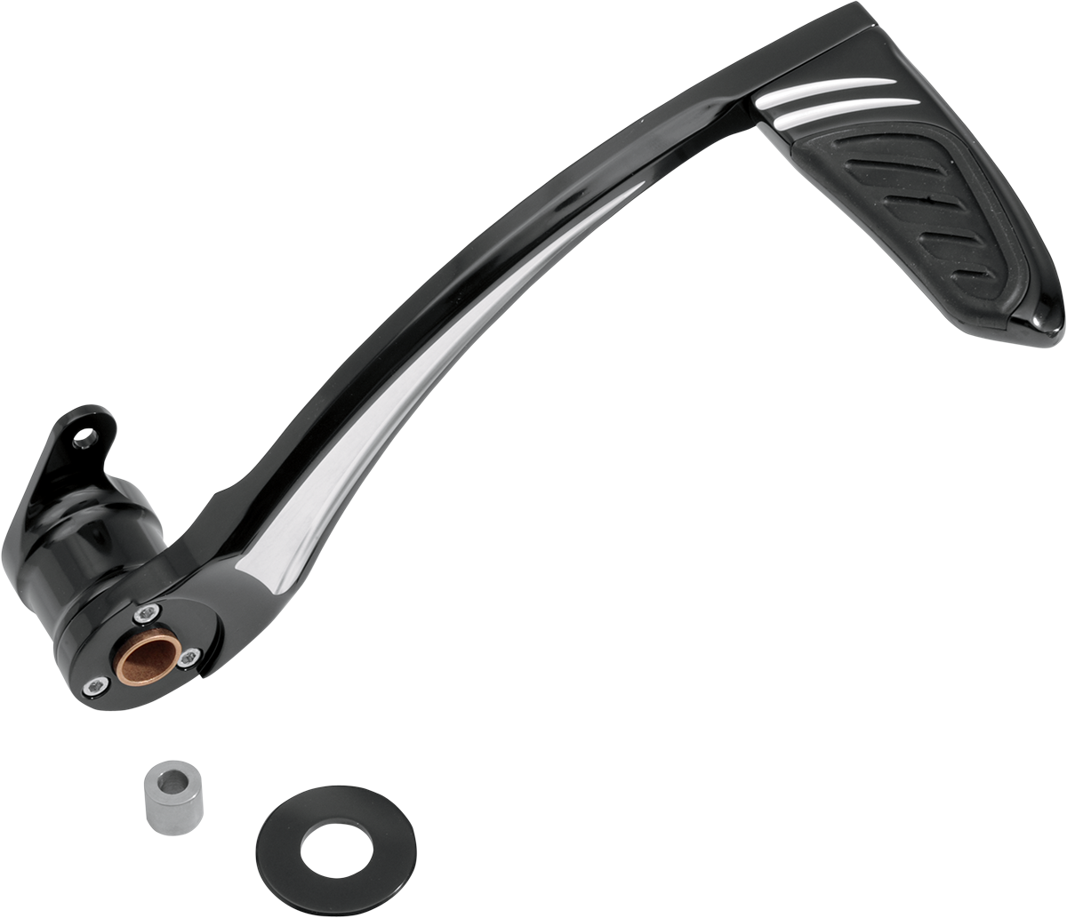 PERFORMANCE MACHINE (PM) Rear Brake Lever - '97-'07 FLH/FLT - Black 0032-1080-BM