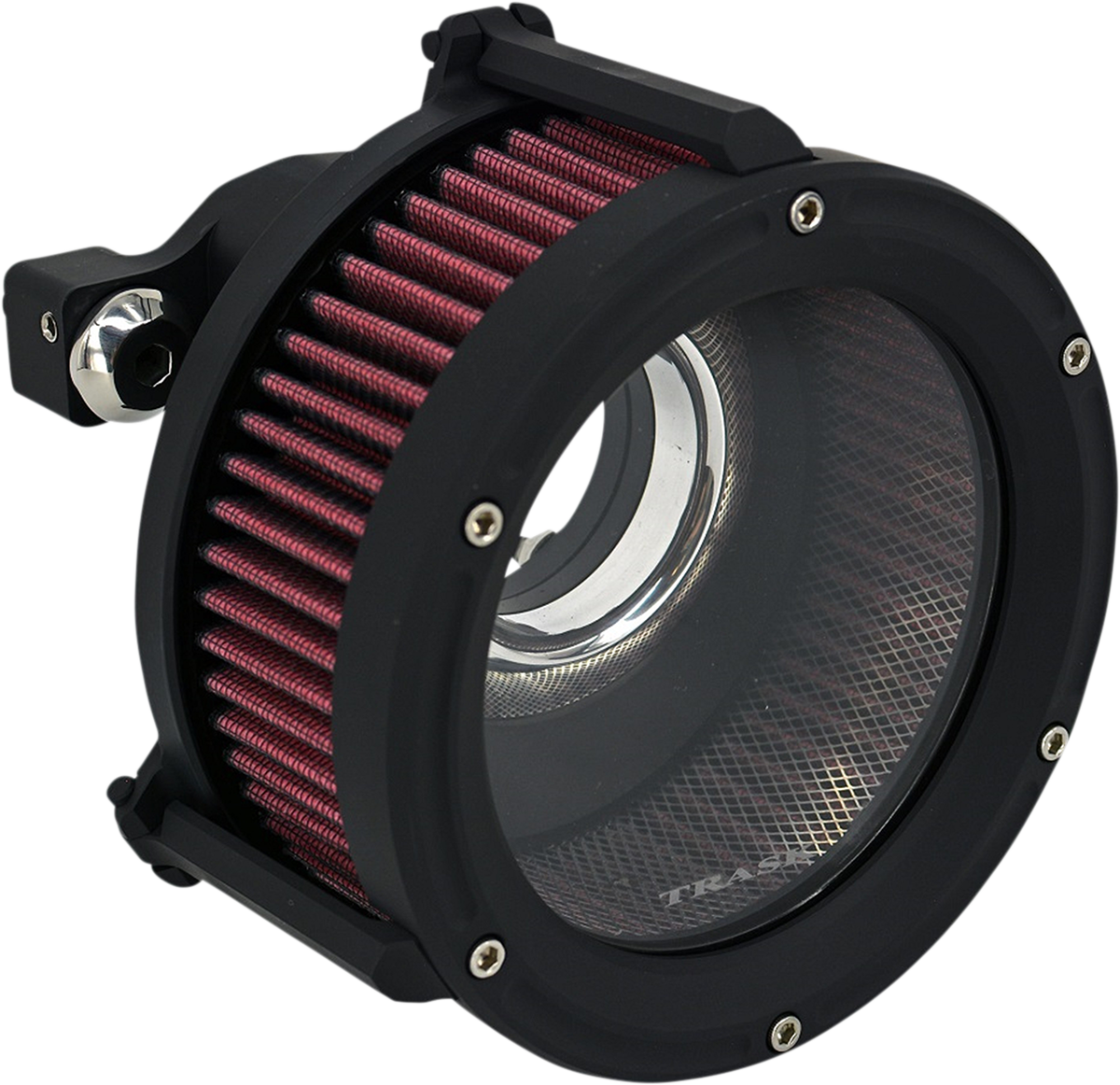 TRASK Assault Charge High-Flow Air Cleaner - Flat Black TM-1022-BK