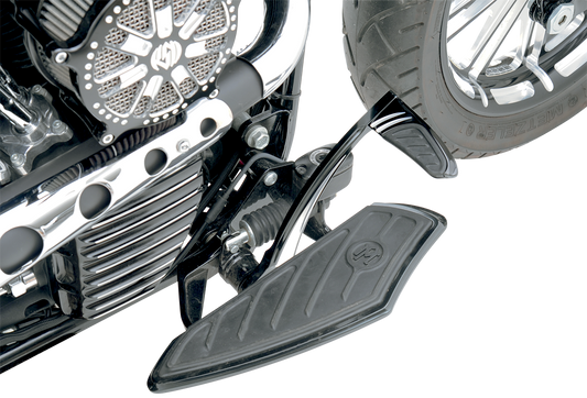 PERFORMANCE MACHINE (PM) Rear Brake Lever - '08-'13 FLH/FLT - Black 0032-1081-BM