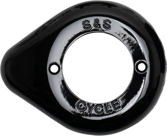 S&S CYCLE Air Cleaner Cover - Air Stinger Teardrop - Gloss Black 170-0686