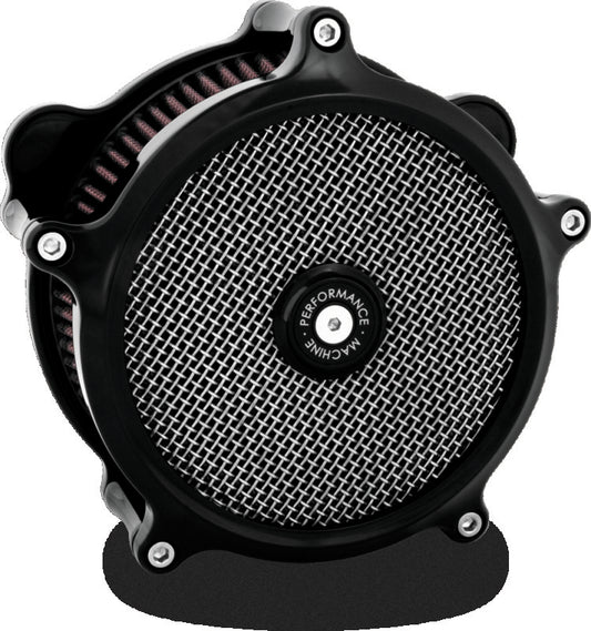 Performance Machine  Air Cleaner - Black Ano