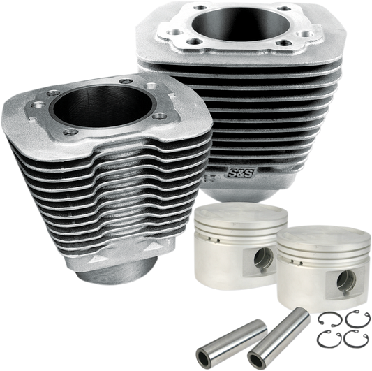 S&S CYCLE Cylinder & Piston Kit - 80" - Evolution Big Twin - Natural 910-0179