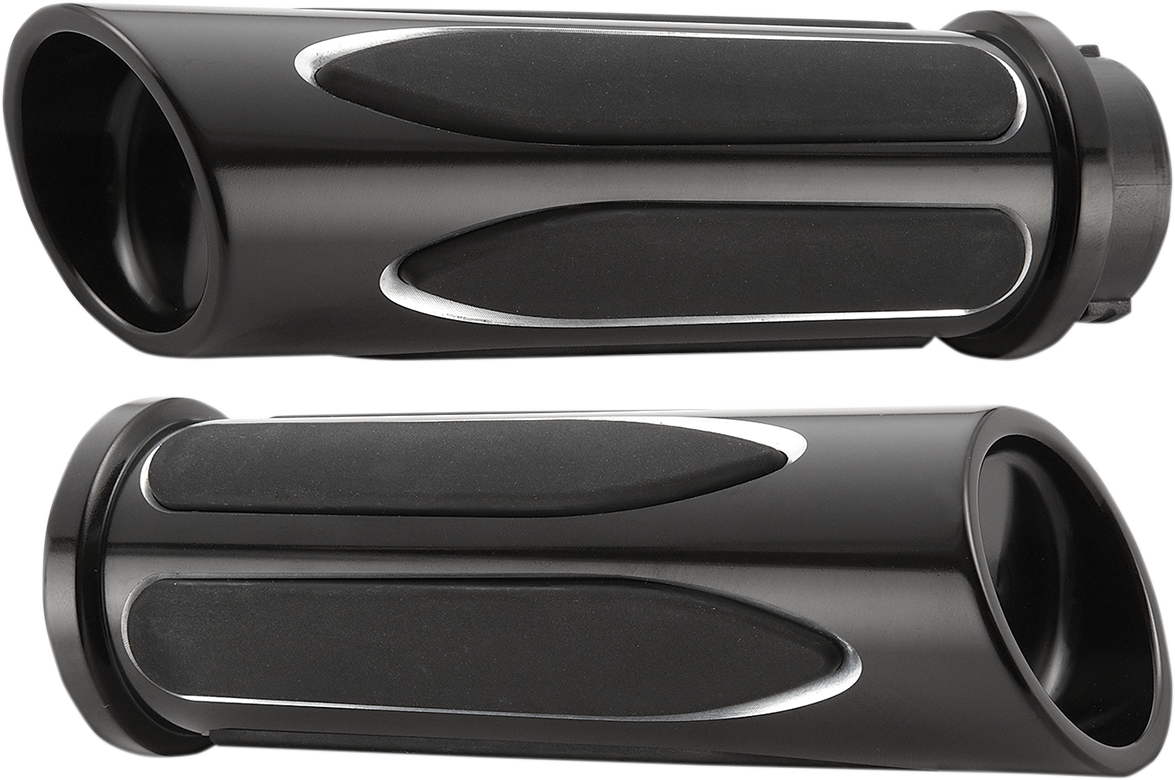 ARLEN NESS Deep Cut Comfort Series Grips - TBW - Black 07-053