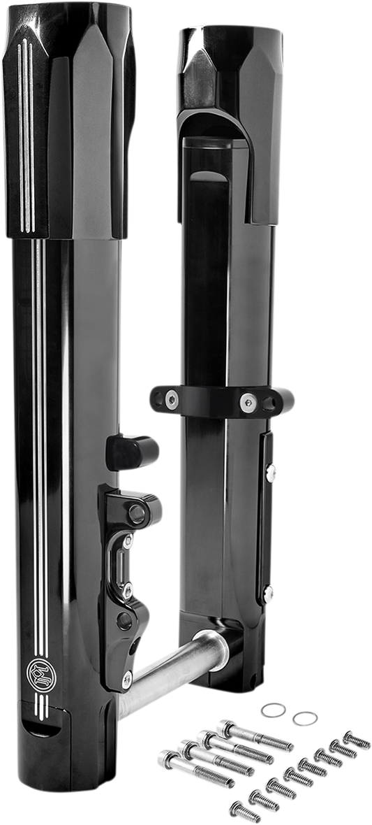 PERFORMANCE MACHINE (PM) Fork Legs - Contrast Cut - Lower - Single Disc 0208-2174-BM