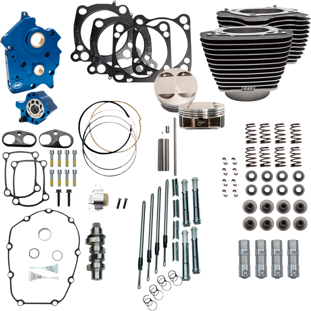 S&S CYCLE 128" Power Package Engine Performance Kit - Chain Drive 310-1101B
