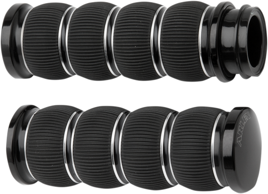 ARLEN NESS Fusion Ring Leader Grips - TBW - Black 07-315
