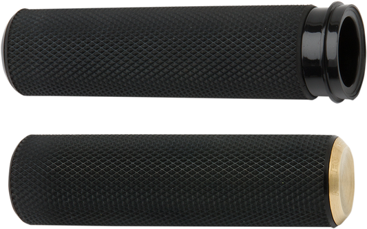 ARLEN NESS Knurled Grips - TBW - Brass 07-334