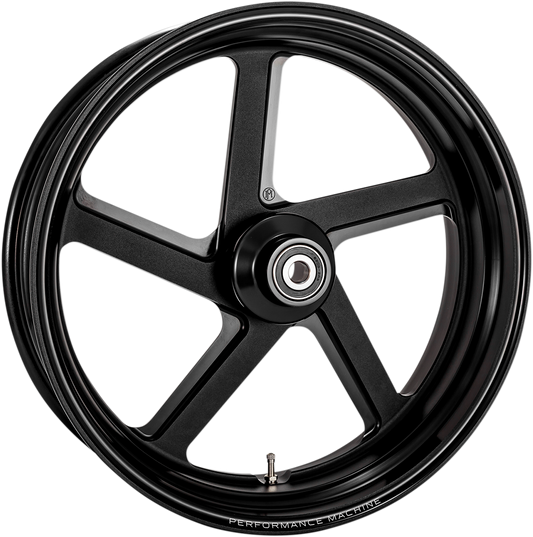 PERFORMANCE MACHINE (PM) Wheel - Pro-Am - Rear - Single Disc/without ABS - Black Ops* - 18x5.5 1270-7814R-PRO-SMB