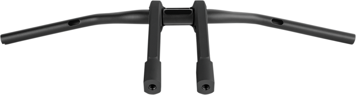 PERFORMANCE MACHINE (PM) Phatbar & Riser Kit - External Wiring - 9" - Black Ops 0208-2186M-SMB