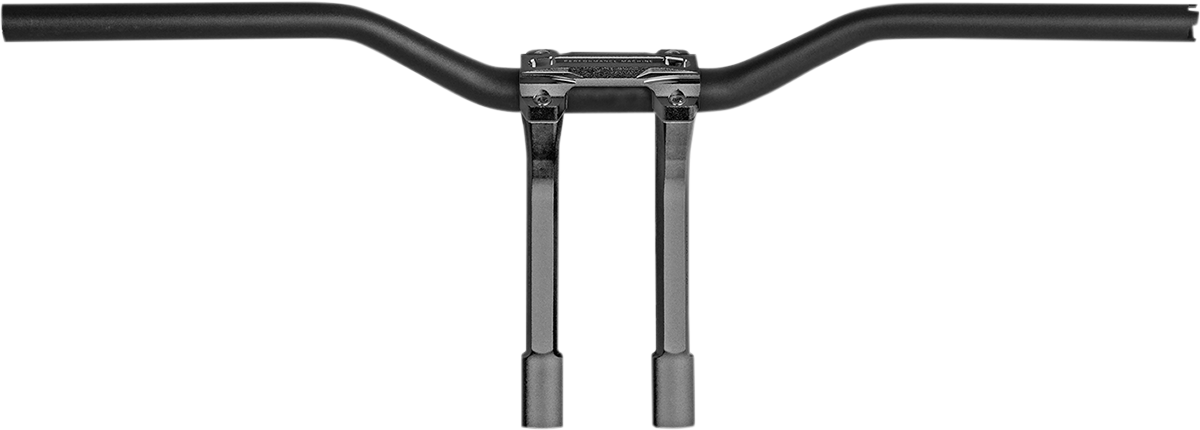 PERFORMANCE MACHINE (PM) Phatbar & Riser Kit - External Wiring - 9" - Black Ops 0208-2186M-SMB