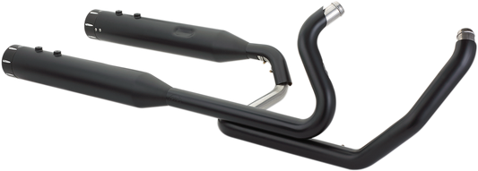S&S CYCLE El Dorado Dual Exhaust - Black - Black Tracer 550-0702C
