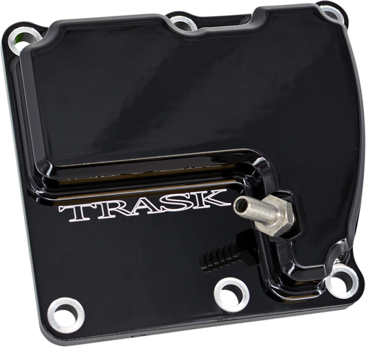 TRASK CheckM8* Vented Transmission Top Cover - Black TM-2041BK