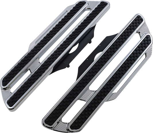ARLEN NESS Method Driver Floorboards - Extended - Chrome 410-019