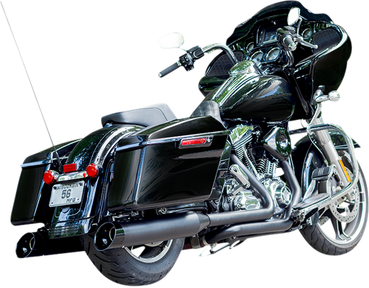 S&S CYCLE 4-1/2" Black MK45 Cutlass Performance Mufflers 550-1016