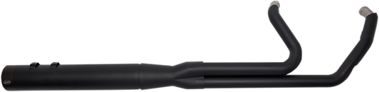 S&S CYCLE 50 State 2:1 Sidewinder? Exhaust - Black 550-0759D