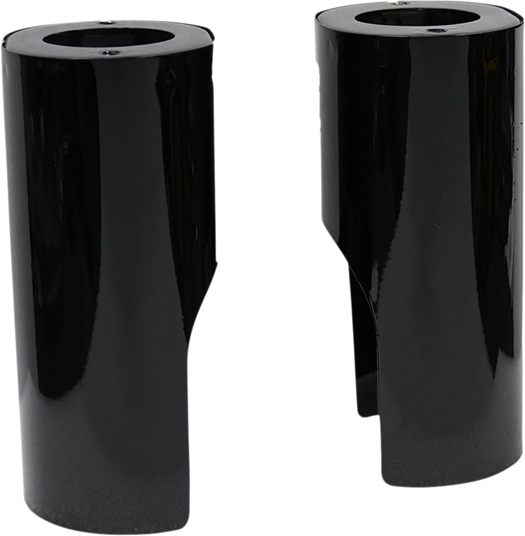 ARLEN NESS Fork Boot Cover - Gloss Black Powdercoat - Smooth 125-000