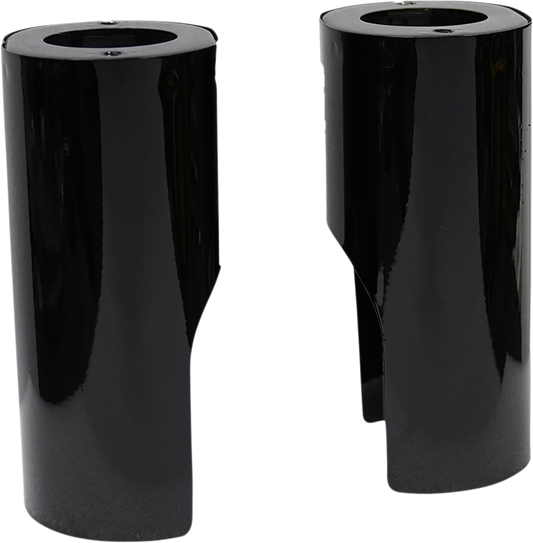 ARLEN NESS Fork Boot Cover - Gloss Black Powdercoat - Smooth 125-000