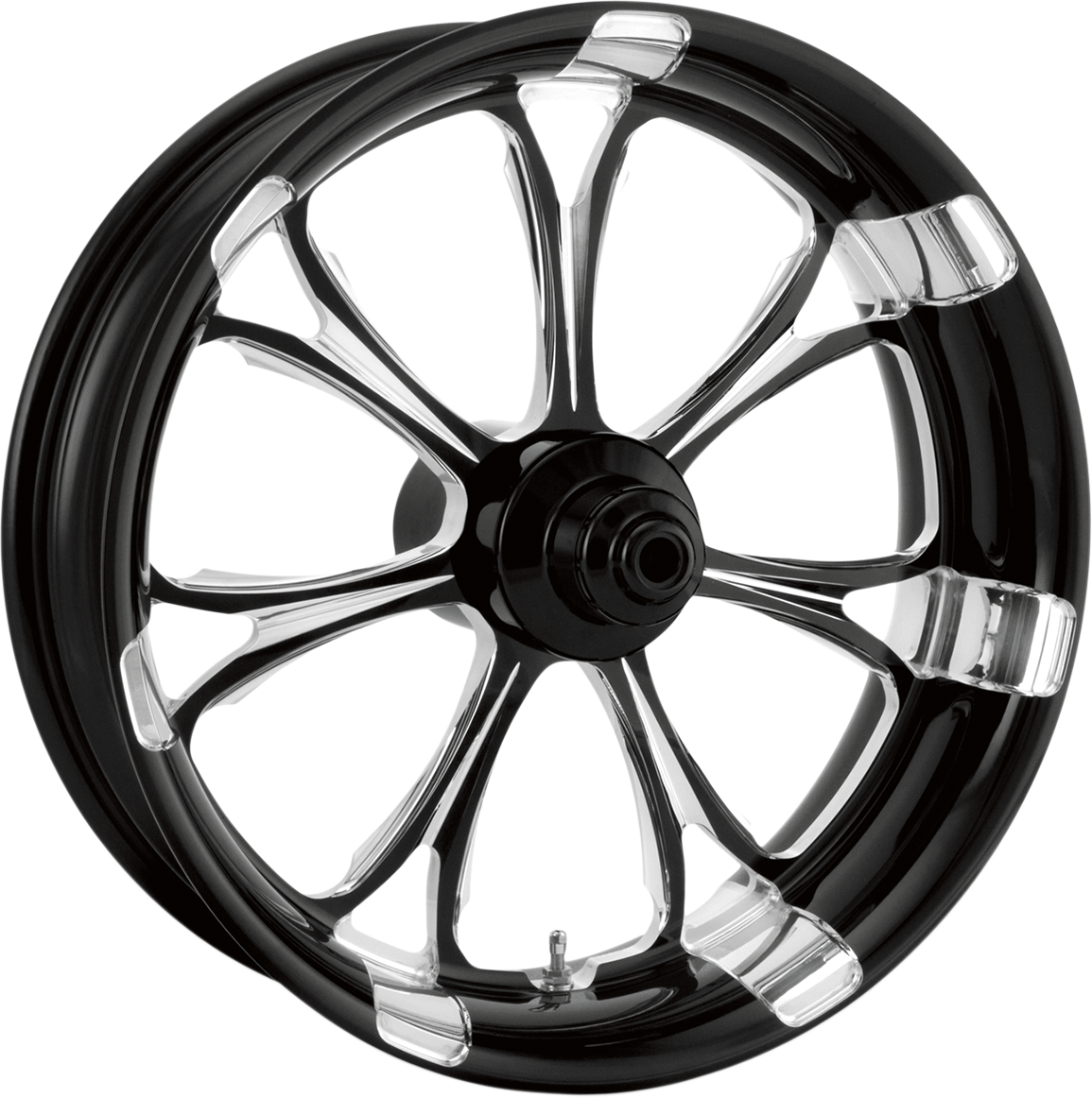 PERFORMANCE MACHINE (PM) Wheel - Paramount - Front - Dual Disc/without ABS - Platinum Cut* - 21x3.5 1519-7106R-PARAJ-BMP