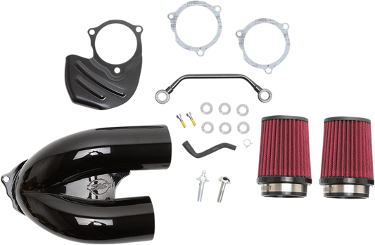 S&S CYCLE Tuned Induction Air Cleaner Kit - Gloss Black 170-0567A