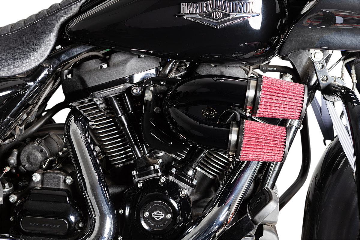 S&S CYCLE Tuned Induction Air Cleaner Kit - Gloss Black 170-0567A