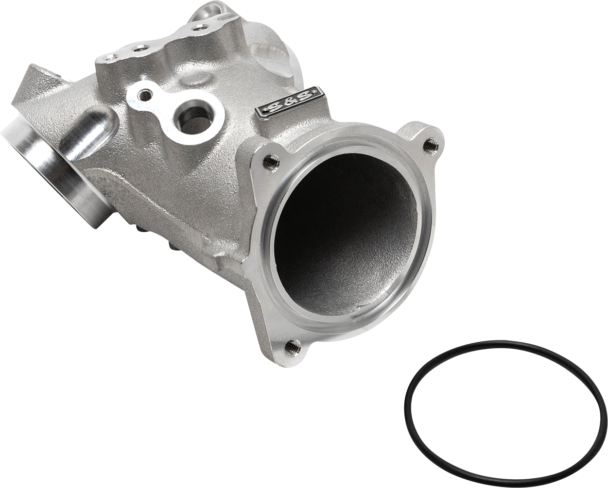 S&S CYCLE Intake Manifold - M8 - 55 mm - Silver 160-0241A