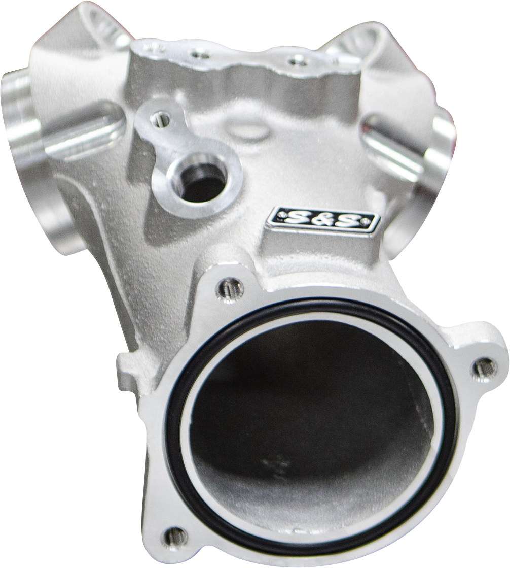 S&S CYCLE Intake Manifold - M8 - 55 mm - Silver 160-0241A