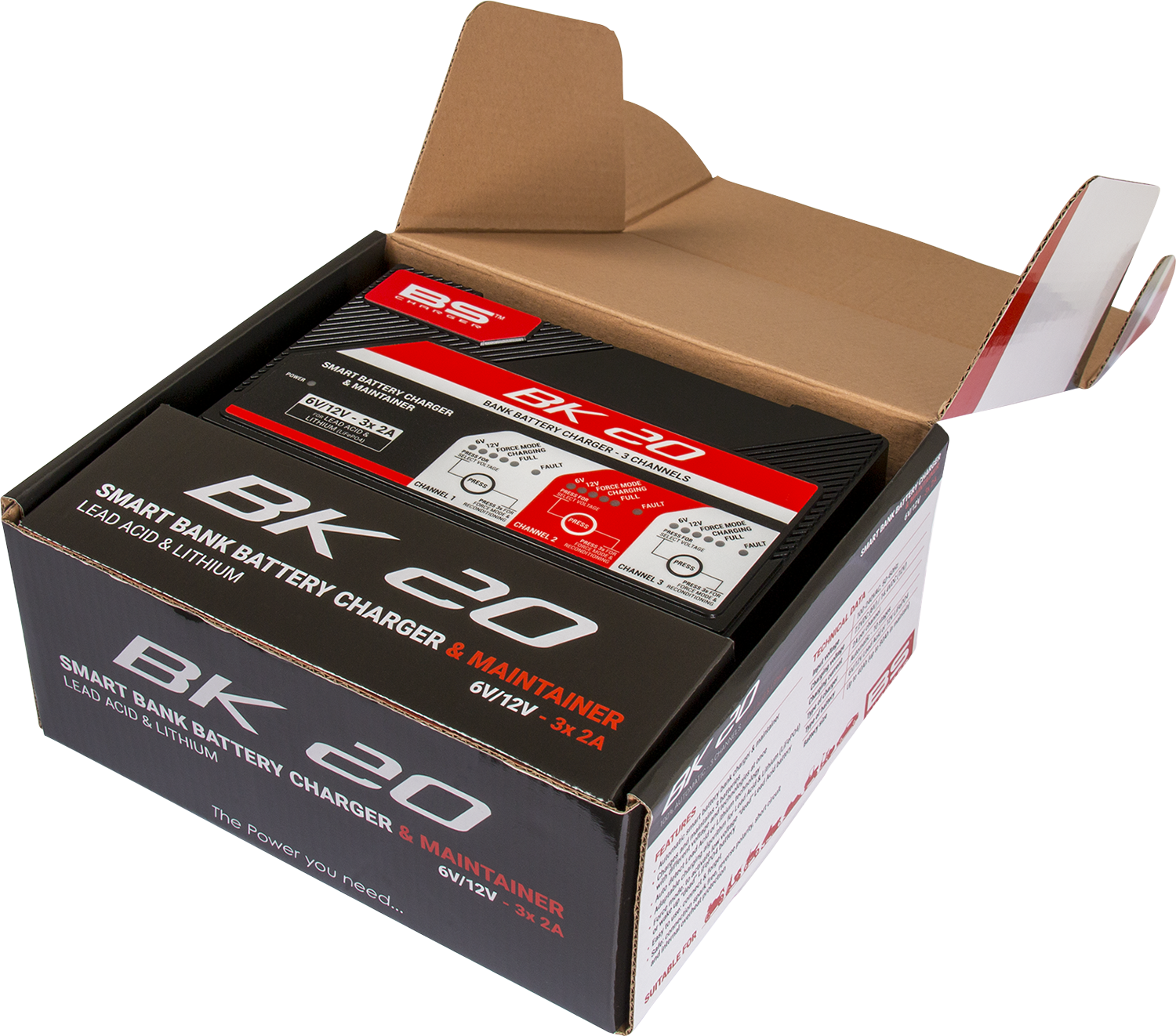 BS BATTERY Battery Charger/Maintainer - BK20 700554