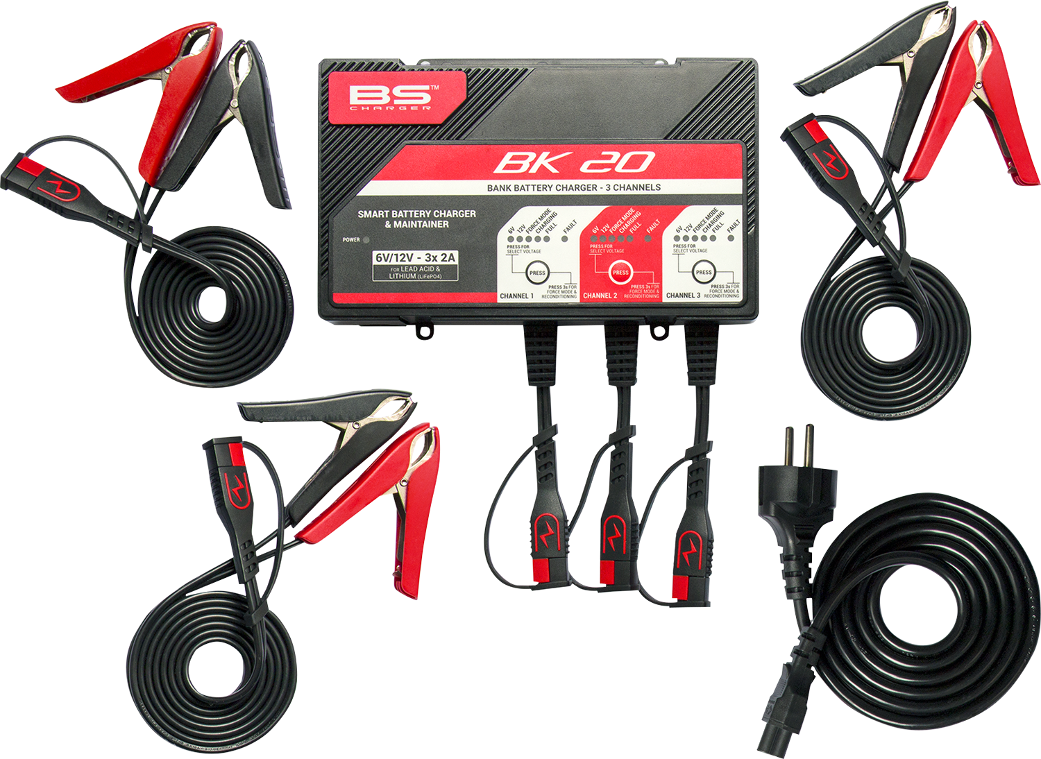BS BATTERY Battery Charger/Maintainer - BK20 700554