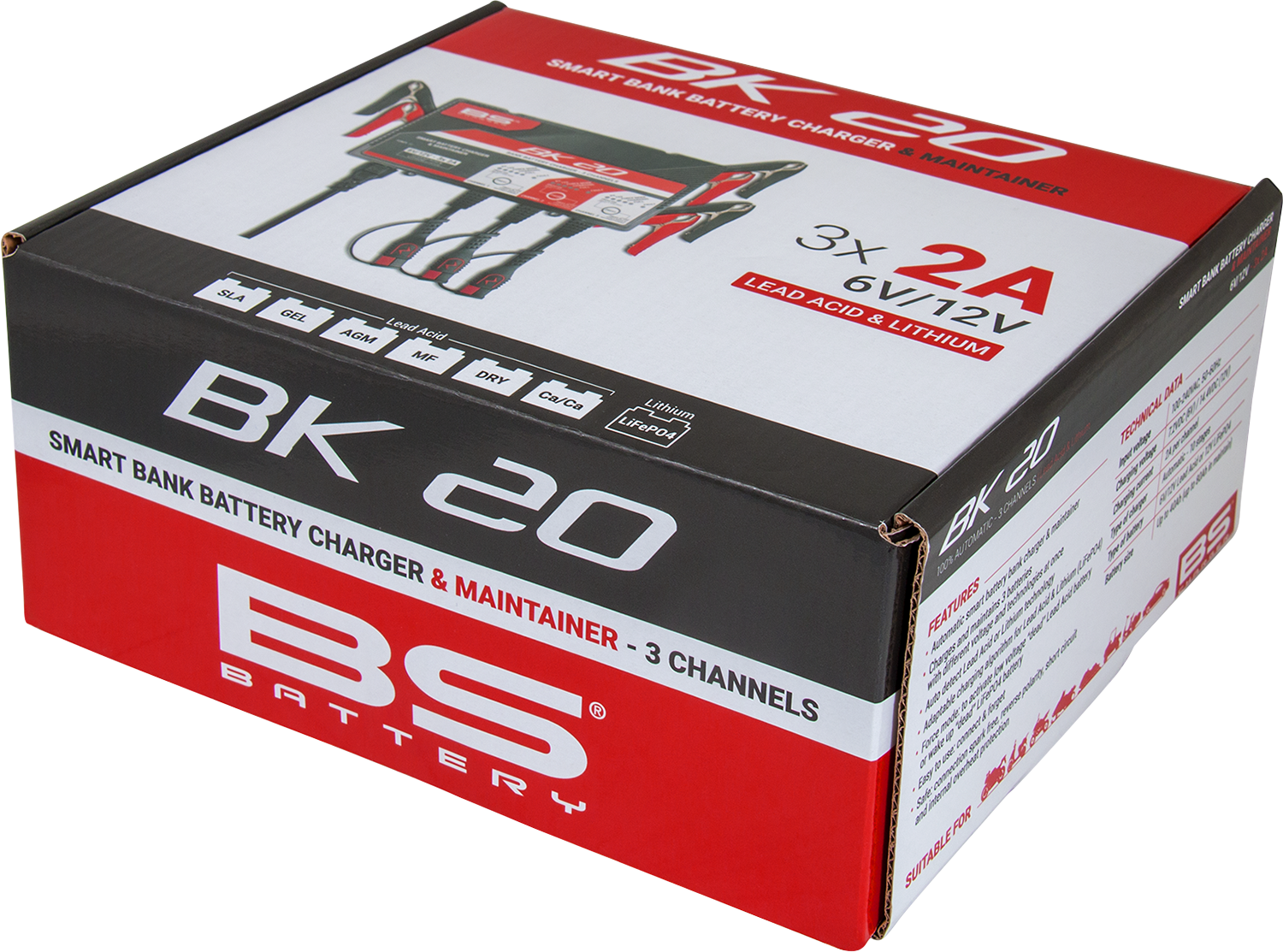 BS BATTERY Battery Charger/Maintainer - BK20 700554