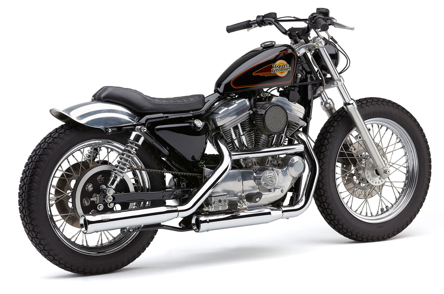 3" Nh Series Slip Ons Chrome Sportsters 91 03
