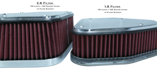 ALLOY ART Boom Box Air Cleaner Kit - Clear Cover 1.8M8P