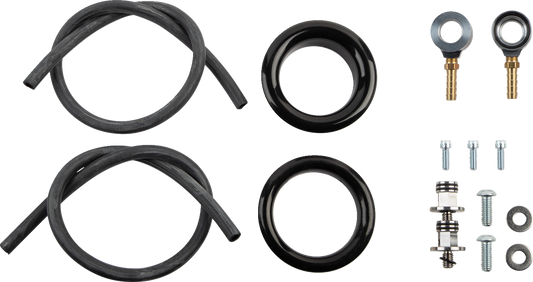 ALLOY ART Boom Box Air Cleaner Kit - Black Cover 2.8M8BP