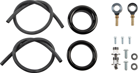 ALLOY ART Boom Box Air Cleaner Kit - Black Cover 1.8M8BP