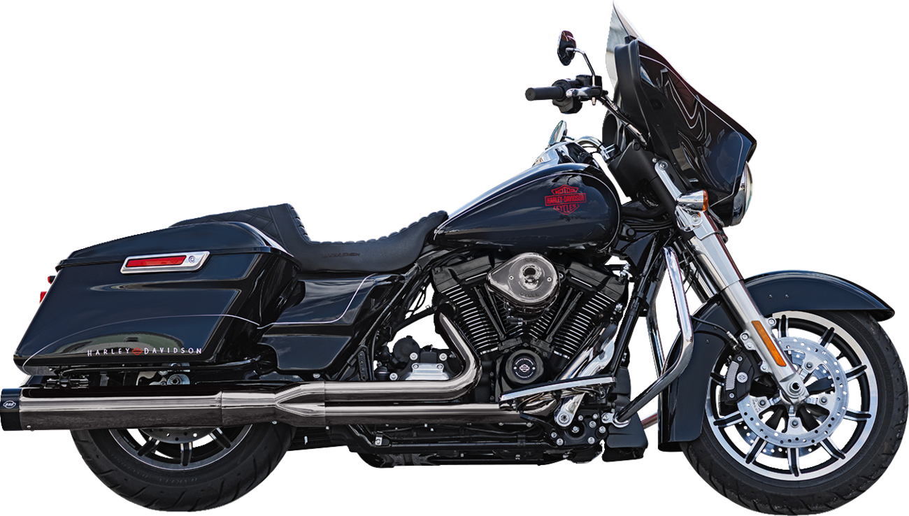 S&S CYCLE 2-into-1 Lava Chrome Sidewinder? Exhaust System - 49-State 550-1086