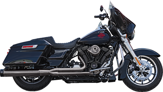 S&S CYCLE 2-into-1 Lava Chrome Sidewinder? Exhaust System - 49-State 550-1086
